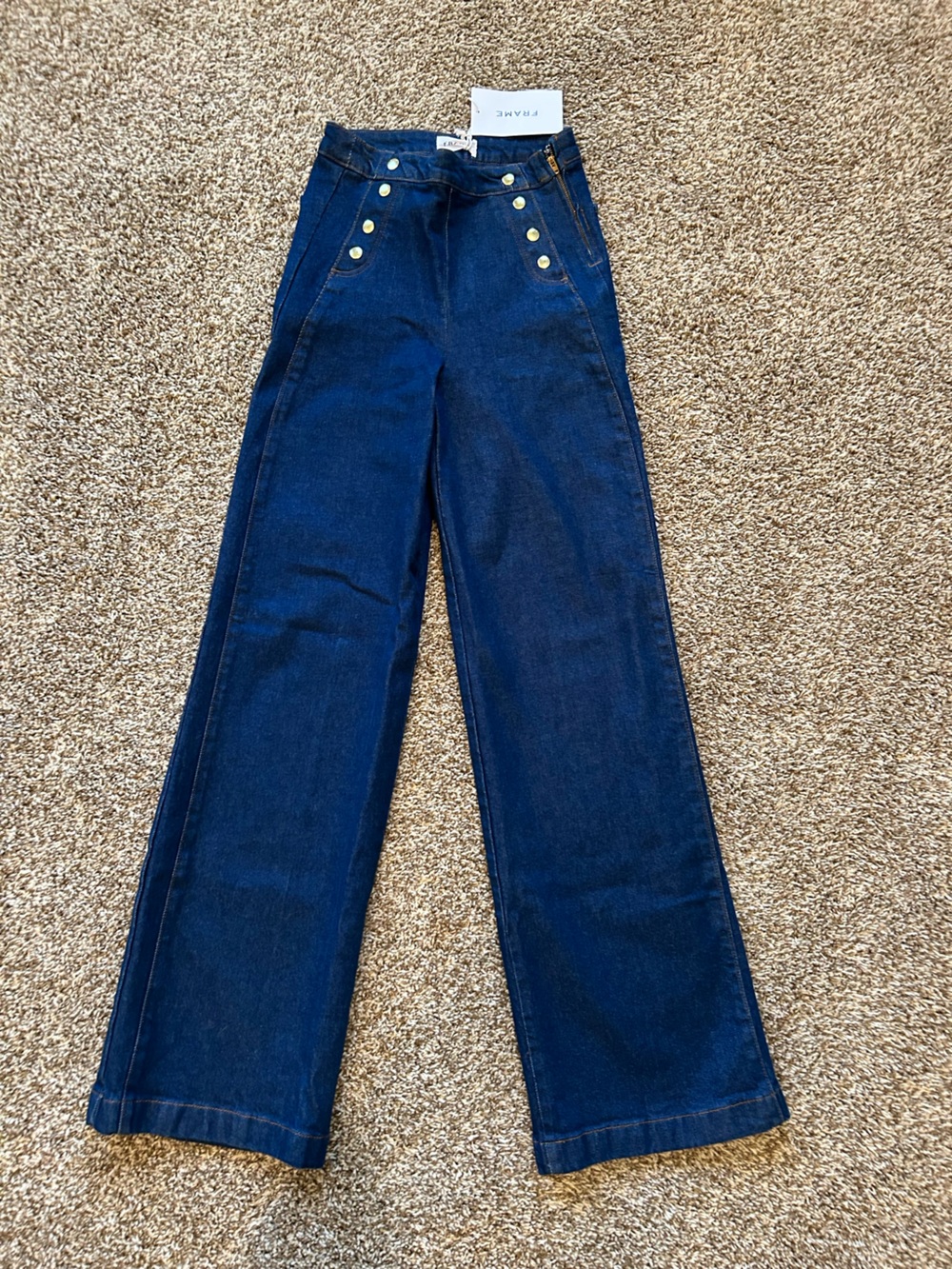 Frame Denim Wide Leg Jeans